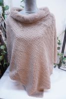 Poncho beige mit Kunstfell Umhang   NEU  Saarbrücken-Halberg - Schafbrücke Vorschau