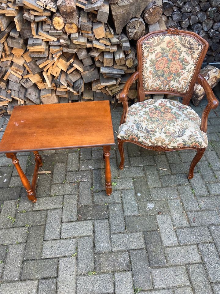 Set Sessel Stuhl Tisch Holz in Wolfsburg