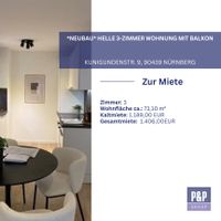 *Neubau* Helle 3-Zimmer Wohnung mit Balkon Nürnberg (Mittelfr) - St Leonhard Vorschau