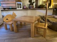 Kinder Holztisch mit Bank und Stuhl massiv Hessen - Langen (Hessen) Vorschau