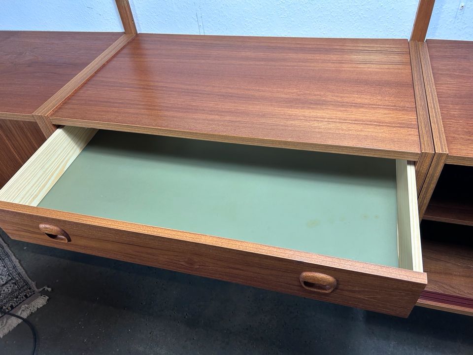 Vintage Teak Regalsystem PREBEN SØRENSEN 60s Schreibtisch Kommode in Delmenhorst