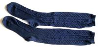 Trachten- Kniestrümpfe Gr. 40 dunklelblau mit Ajour-Strickmuster Baden-Württemberg - Öhningen Vorschau