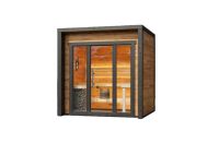 wellmia® Patio XS | Gartensauna Thermoholz Vorraum Fasssauna Saunafass Holzofen Sauna Bausatz Fassauna | 234 x 209 x 240 cm (B/T/H) Nordrhein-Westfalen - Steinhagen Vorschau