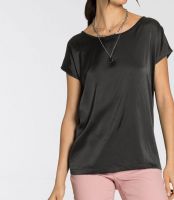 Laura Scott Shirtbluse aus Satin und Jersey  Schwarz 34 Nordrhein-Westfalen - Sassenberg Vorschau