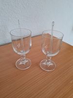 Grogglas Punschglas Glas mit Rührstab Hessen - Dornburg Vorschau