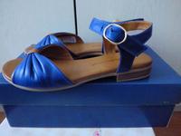 Damen-Sandalen von Calvin Smith / blau-braun / neuwertig / Gr. 37 Berlin - Westend Vorschau