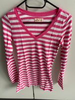 Hollister Langarmshirt pink-weiß Gr. XS Baden-Württemberg - Backnang Vorschau