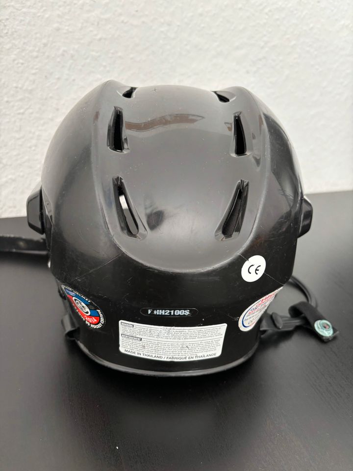 Bauer Helm ohne Gitter schwarz JR in Essen