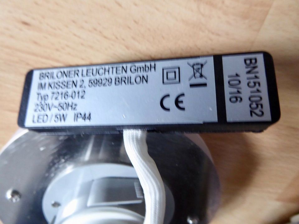 3 LED Einbauleuchten/Einbaustrahler 5 Watt, Deckenstrahler in Zehnhausen bei Wallmerod