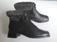 Damen Schuhe Boots Gabor Gr 38,5 UK 5,5 schwarz Leder Duisburg - Friemersheim Vorschau