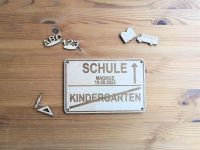 2024 Einschulung Holz Schild mit Namen Kindergarten Schule Niedersachsen - Stade Vorschau