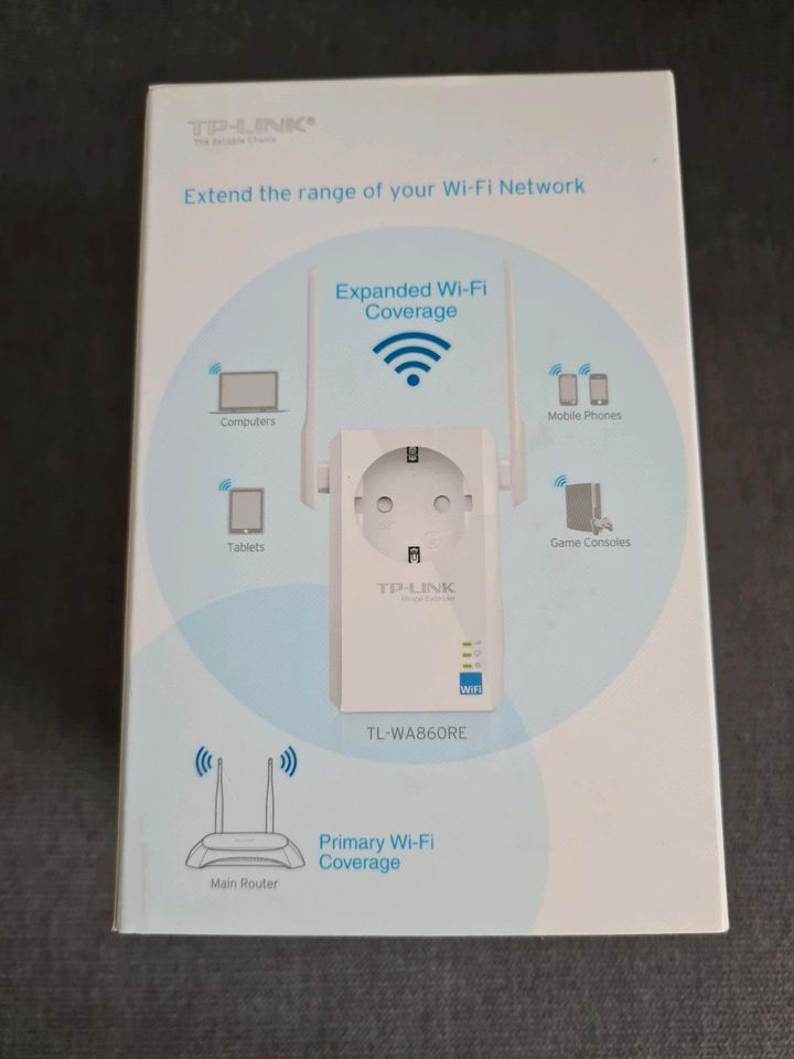 TP-Link TL-WA860RE WLAN Repeater/Verstärker + Steckdose + LAN in Clausen Kreis Pirmasens