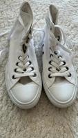 Converse Damen Sneaker hoch weiß Größe 39,5 top Zustand Bayern - Zusmarshausen Vorschau