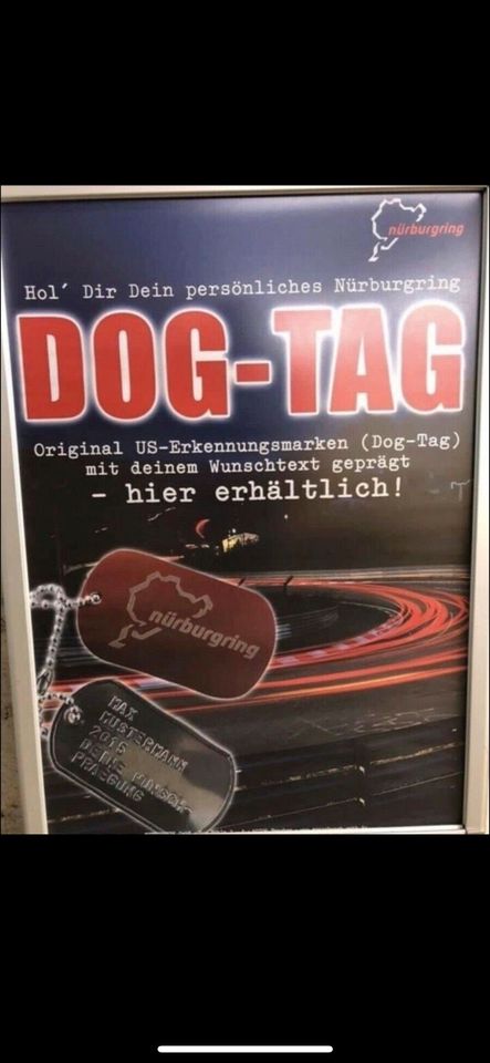 Nürburgring Dog-Tag in Frechen