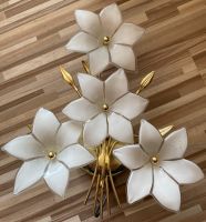 Wandlampe Metall mit 4 Glasblumen Nordrhein-Westfalen - Rheine Vorschau