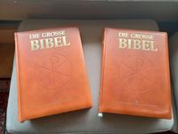 Die große Bibel, 2 Bände, Goldschnitt, Ledereinband Baden-Württemberg - Böhmenkirch Vorschau