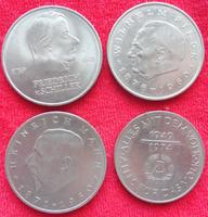 20 Mark Schiller, 20 Mark Pieck, 20 Mark Mann, 10 Mark 1974,  DDR Baden-Württemberg - Friesenheim Vorschau