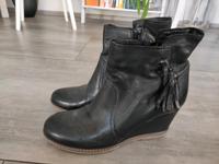 MJUS Keilabsatz Stiefelette Keilstiefelette 40 schwarz Thüringen - Weimar Vorschau