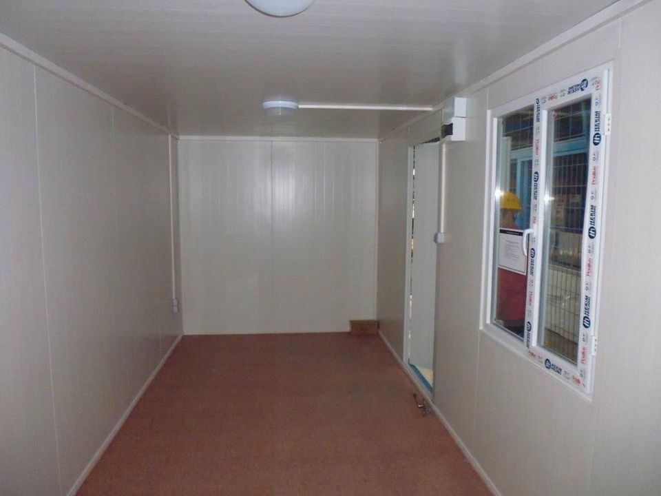 ☑️✅☑️ Bürocontainer Duschcontainer , Baucontainer 6,0 x 2,4 KOSTENLOSE LIEFERUNG SOFORT VERFÜGBAR Flüchtlings-Container, Empfangscontainer, Einraum, WC+ Dusche + Waschbecken in Dresden