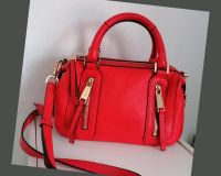 Michael Kors Handtasche klein Crossbody Leder Rot Gold Nordrhein-Westfalen - Blomberg Vorschau