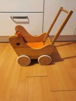 Puppenwagen Holz Lauflernwagen gebraucht abzugeben Hessen - Frankenau Vorschau