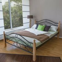 Metallbett Doppelbett 160x200 cm Bettgestell Lattenrost VB150€* Sachsen-Anhalt - Magdeburg Vorschau