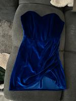 Zara velvet mini kleider mit split blau Nordrhein-Westfalen - Gangelt Vorschau