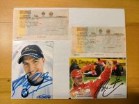 Autogrammkarten von Michael und Ralf Schumacher Bayern - Ingolstadt Vorschau