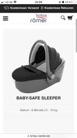 RÖMER Baby-Sleeper, Autowanne, Alternative zu Maxi-Cosi Sachsen - Naunhof Vorschau