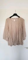 Bluse Tunika 100% Viskose beige weiss L 44 42 Schleswig-Holstein - Bad Segeberg Vorschau