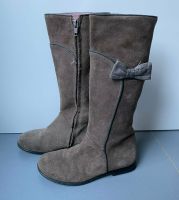 JACADI Paris Stiefel Leder | Schleife, Grau Rosa | Gr. 31 Eimsbüttel - Hamburg Harvestehude Vorschau