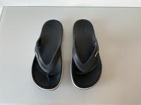 Crocs Flip Flop Zehentrenner schwarz weiß Nordrhein-Westfalen - Troisdorf Vorschau
