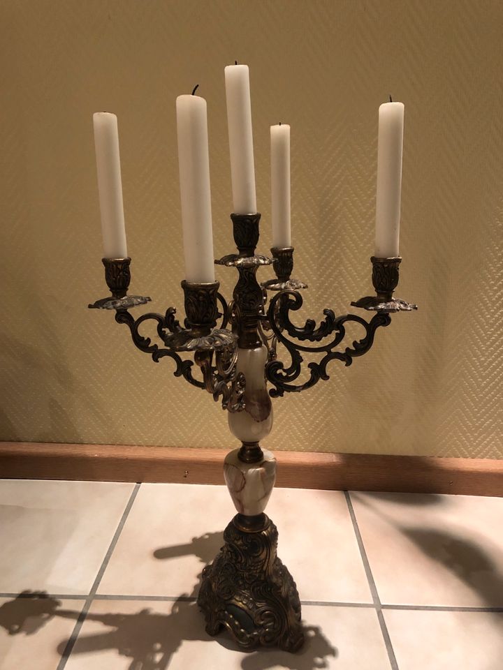 Marmor Antik Kerzenständer in Köln