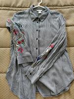 Vintage H&M Viskosebluse Pepita GR. 40 Mitte - Tiergarten Vorschau