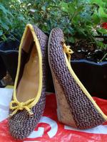 ELLE WEDGES, GOLD BRAUN. ABSATZ UND SCHLEIFE. SUPER ZUSTAND. GR. Düsseldorf - Heerdt Vorschau