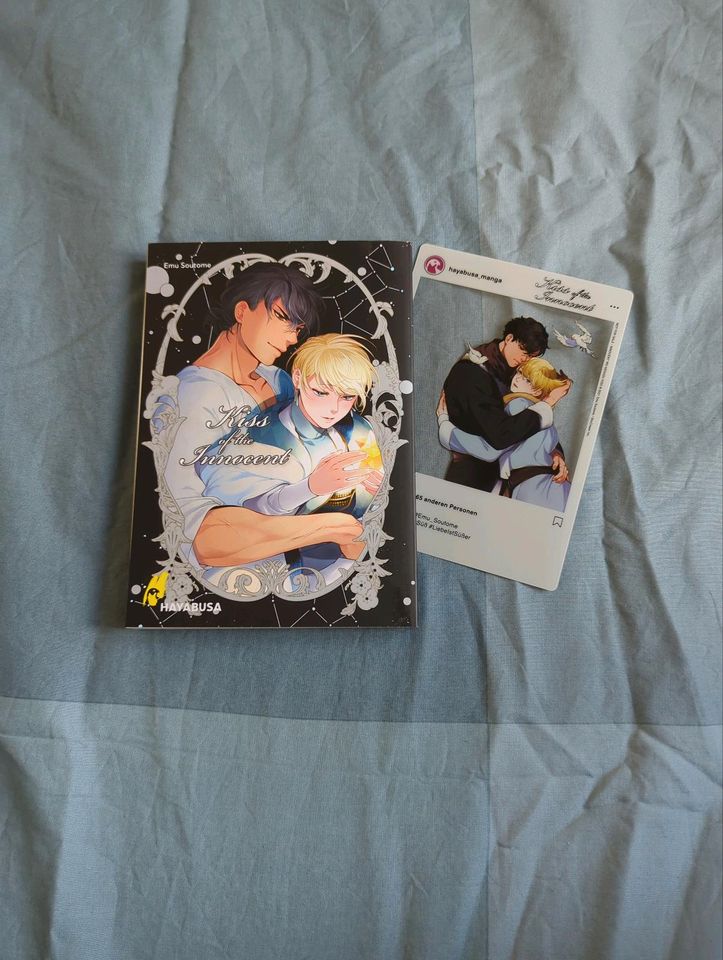 Manga "Kiss of the Innocent" mit Polaroid-Karte, 18+ empfohlen in Schmalkalden