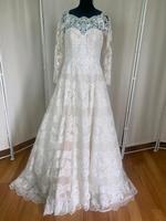 Brautkleid, NEU mit langen Spitzenärmeln. Gr. 36, Pronovias Group Niedersachsen - Ankum Vorschau