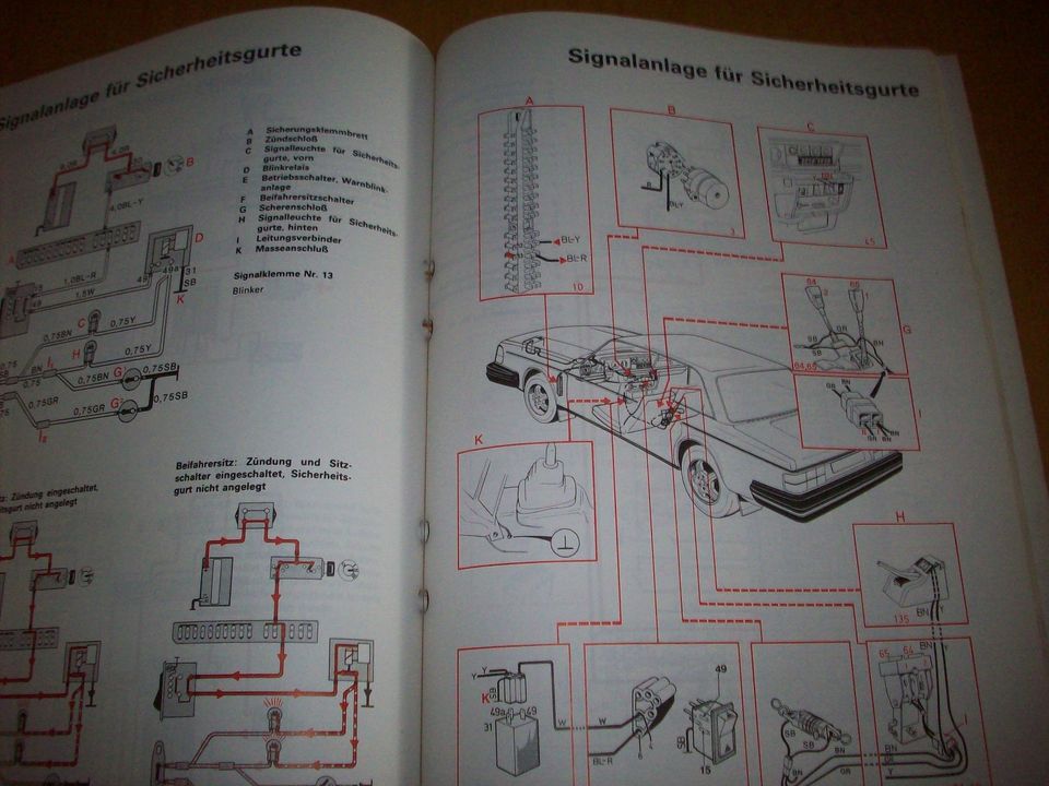 Volvo 240 260 245 Werkstatthandbuch Anleitung Schaltpläne 1984 in Ottweiler