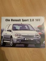 Prospekt Renault Clio Sport 2.0 16V. 1999 Bayern - Friedberg Vorschau