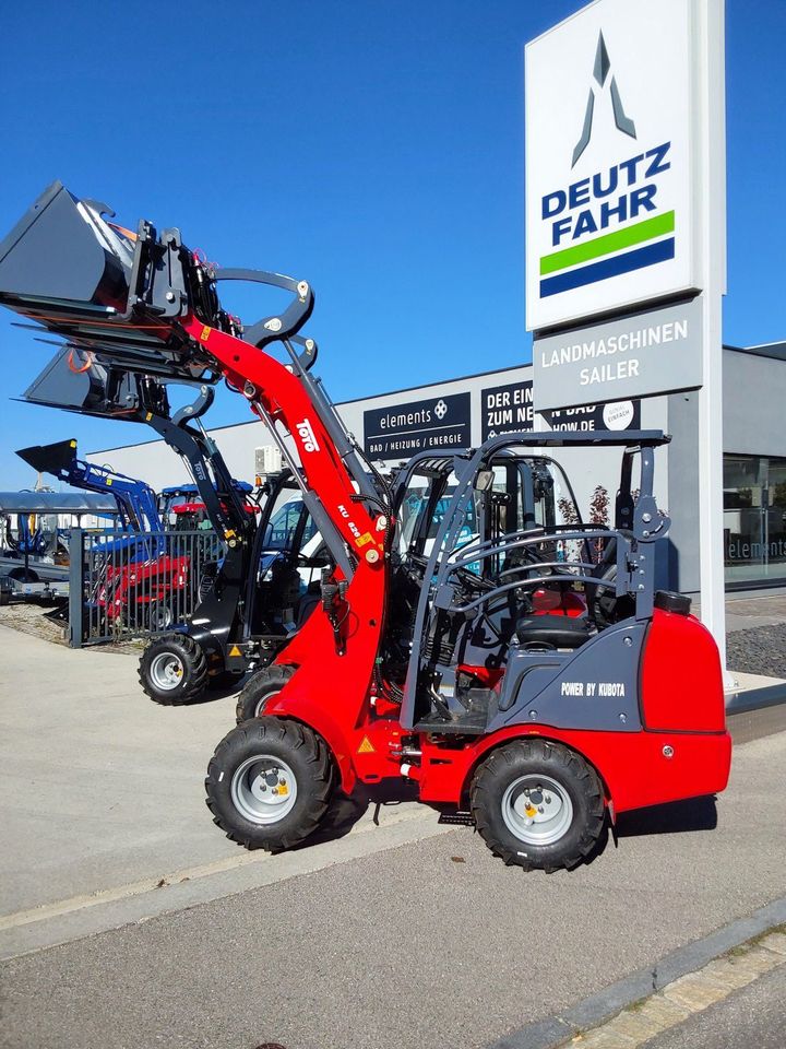 TOYO 826 Hoflader mit Kubota Motor black / rot / Bügel TOP PREISE in Landsberg (Lech)