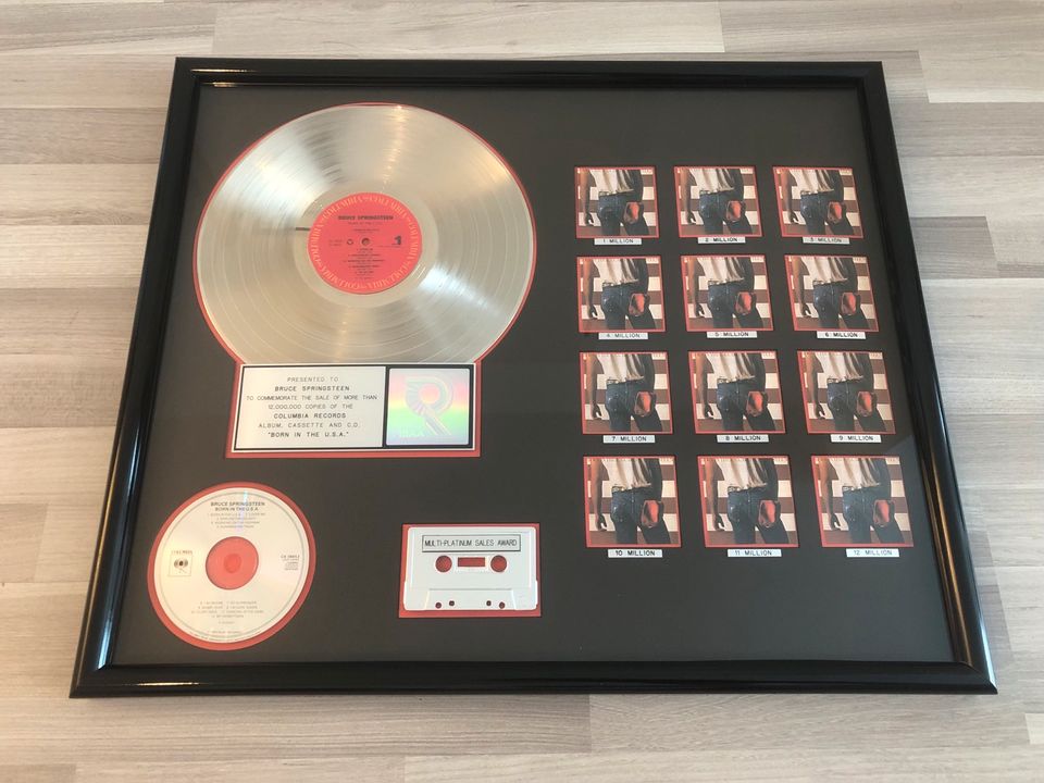 RIAA Multi-Platin Award Bruce Springsteen, Born in the USA in Duisburg -  Duisburg-Mitte | eBay Kleinanzeigen ist jetzt Kleinanzeigen