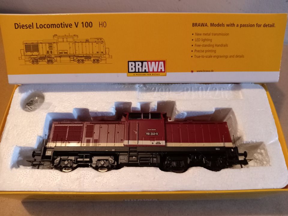 H0 Diesellok BR 110 von BRAWA in Luckenwalde