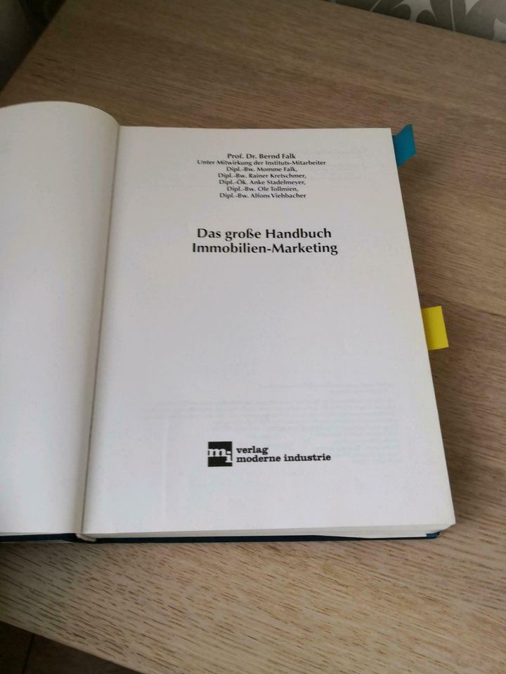 Bernd Falk, Das Grosse Handbuch/ Immobilien - Marketing in Pinneberg