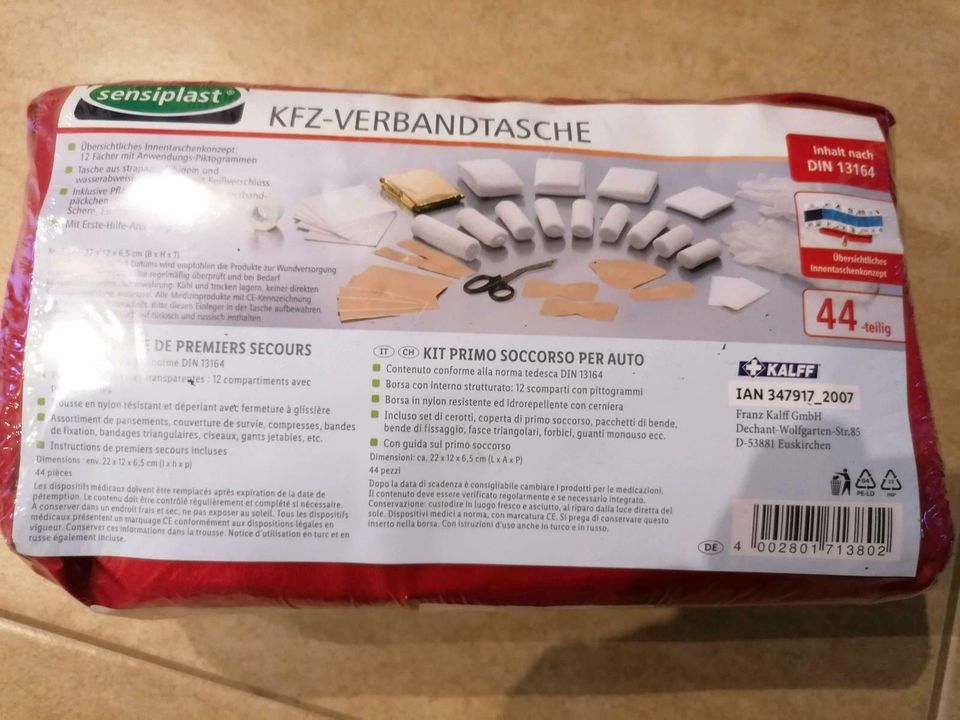 KFZ Verbandtasche Neu! in Luckau