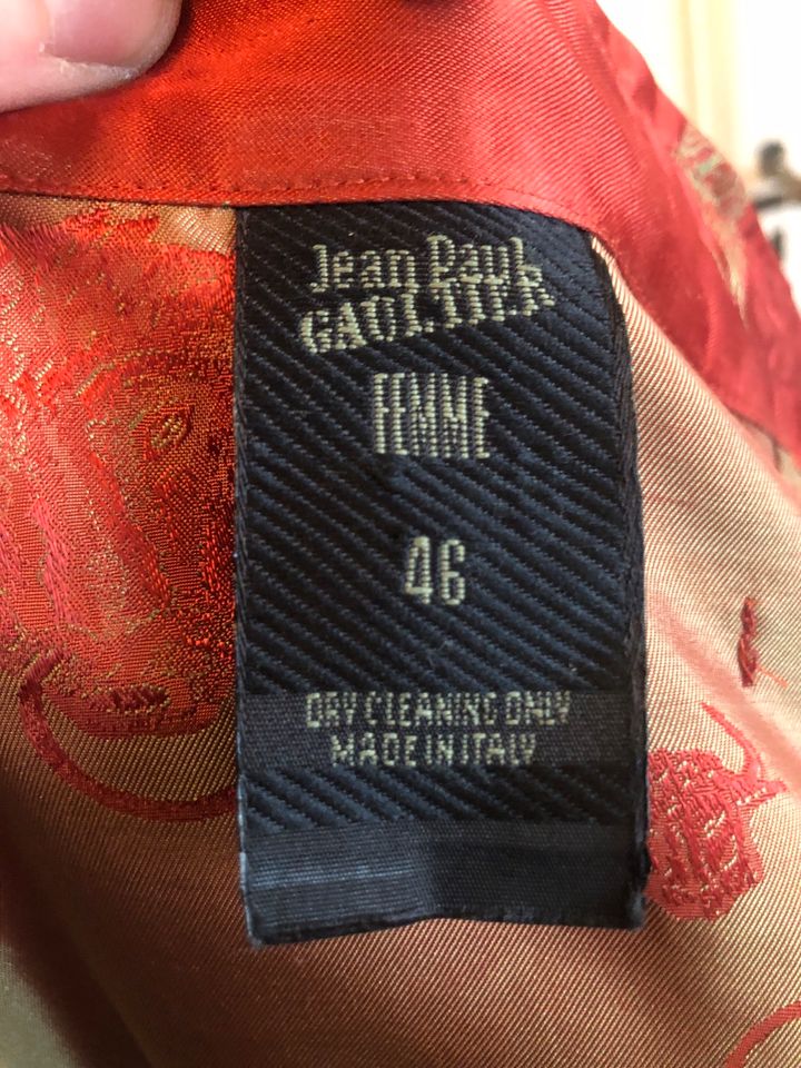 Jean Paul Gaultier Bluse Vintage Gr 46 (ital. Grösse) ca. 38 in Neustadt in Holstein