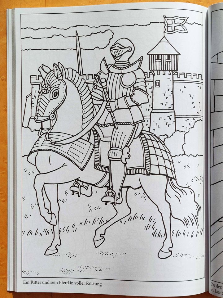 Das dicke Malbuch: Ritter und Mittelalter in Bamberg