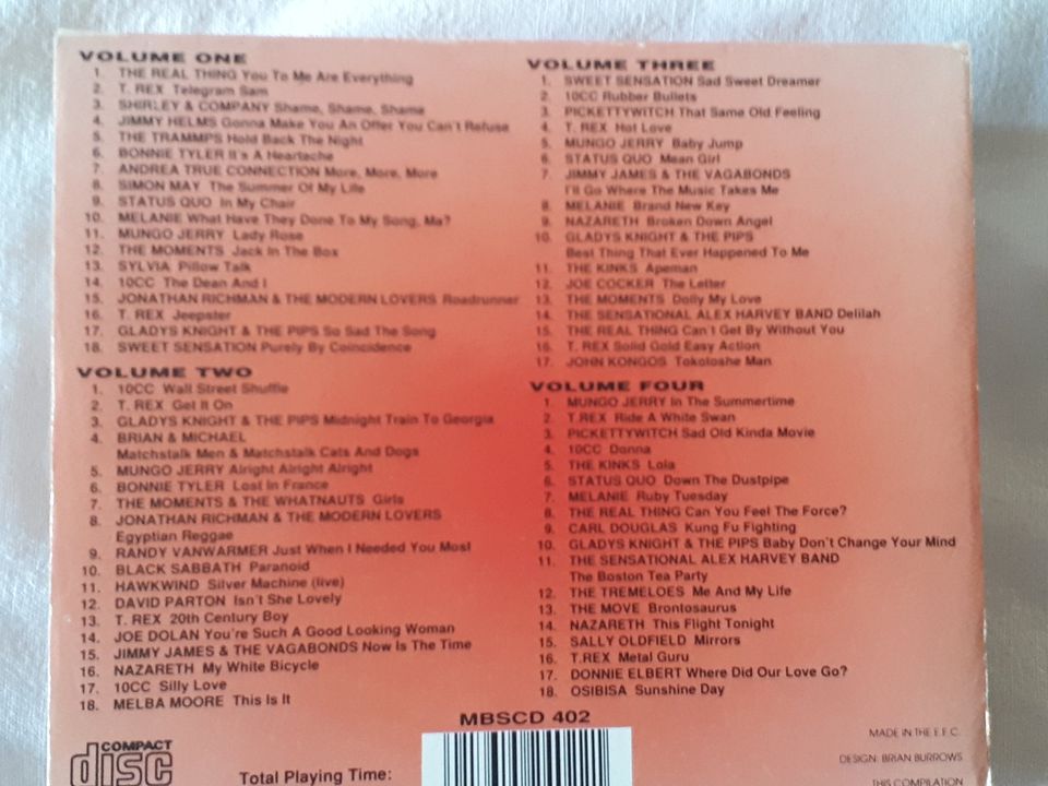 Music  CD's   Sounds of The 70. Oldiis Best VOL. 3 u. 5, USW. in Uffenheim