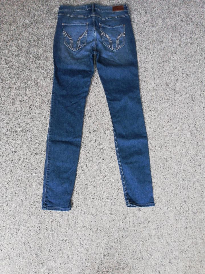 TOP Damen  HOLLISTER Jeans W27 L30 High-Rise Super Skinny in Herrenberg