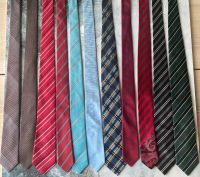 11 Krawatten Set inkl. 2 Krawattenbügel Seide Business chic Friedrichshain-Kreuzberg - Friedrichshain Vorschau