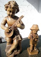 Holzfiguren „Lesender Junge“ und „Mädchen mit Laute“ Bayern - Bad Staffelstein Vorschau